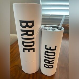 NIB 20oz Bride Tumbler w/ Straw